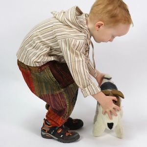 Embroidered Mexican pants